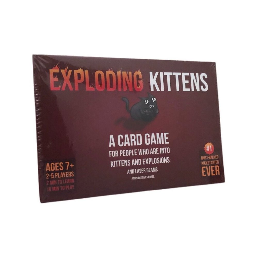 EXPLODING KITTENS Card Game Original Edition Ages 7+ and 2 to 5 Players